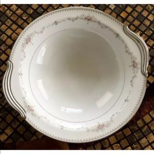 Vintage Noritake China Fairmount 6102 Serving Bowl With Handles Japan 10.5”x10”